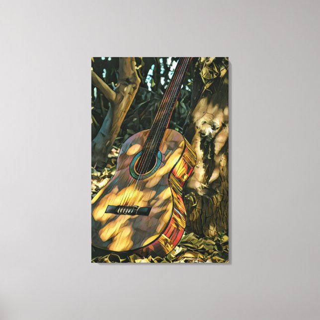 best guitarist ever canvas print (Front)