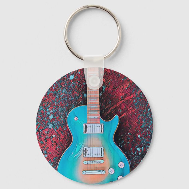 Best guitarist ever keychain (Front)