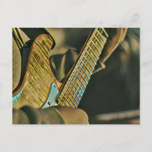 best guitarist ever postcard