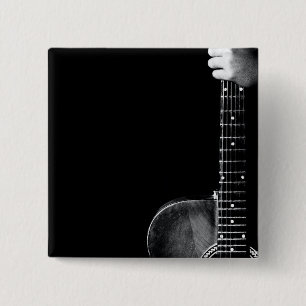 Best Guitarist Gift 2 Inch Square Button