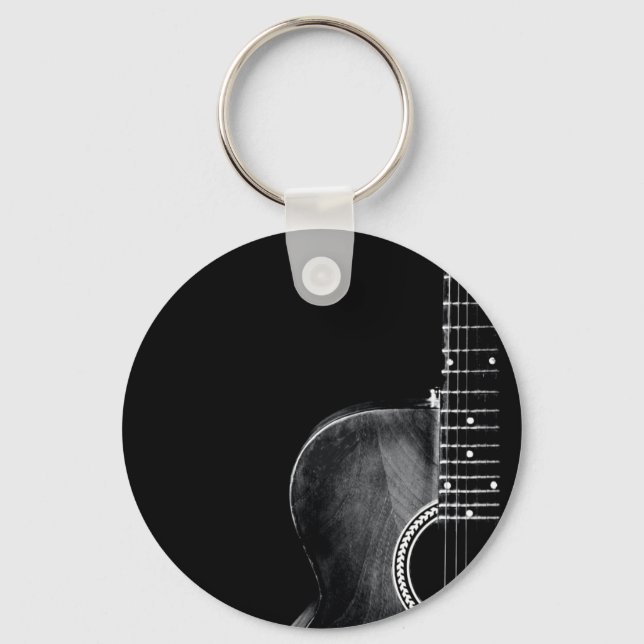 Best Guitarist Gift Keychain (Front)