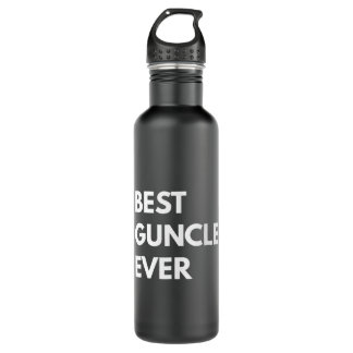 Best Guncle Ever LGBT Pride 710 Ml Water Bottle