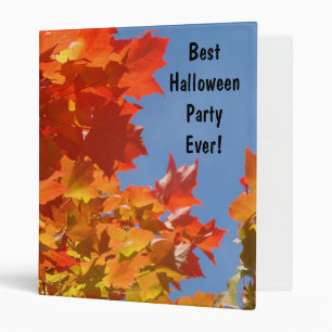 Best Halloween Party Ever! binder Photos Scrapbook