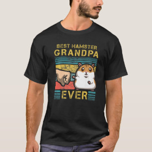 Best Hamster Grandpa Ever Cavy Hammy Daddy Papa Gr T-Shirt
