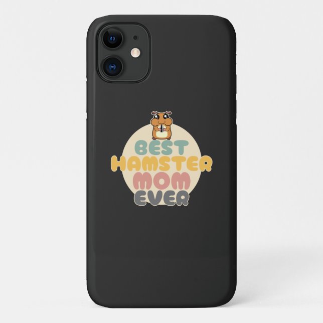 Best Hamster Mom Ever - Cute Hamster Case-Mate iPhone Case (Back)