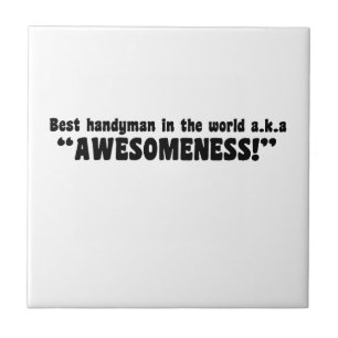 Best handyman in the world... Father's day gift Tile