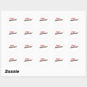 Best Happy Back To School For kids Girls Body Classic Round Sticker
