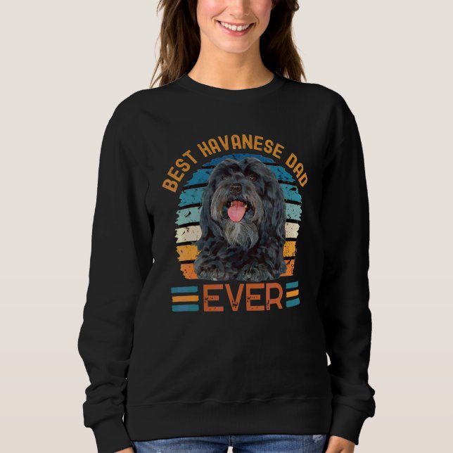 Best Havanese Dad Ever Dog Father's Day Tee (Front)