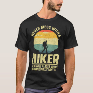 Best Hiking Art For Outdoor Hike Gear Hiker T-Shirt