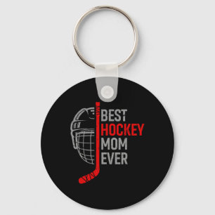 Best Hockey Mom Ever Funny Hockey - Mother's Day H Keychain