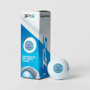 BEST HOLES IN ONE Blue Monogram Golf Balls