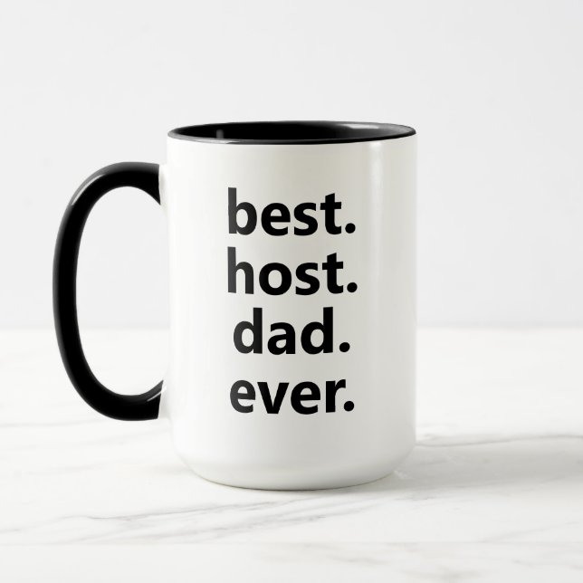 Best Host Dad Ever Coffee Mug (Left)