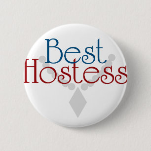 Best Hostess 2 Inch Round Button