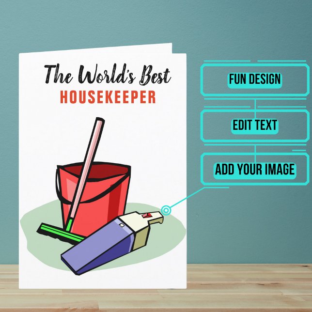 Best Housekeeper Thank You Card (Show your housekeeper that you dearly appreciate him/her.)