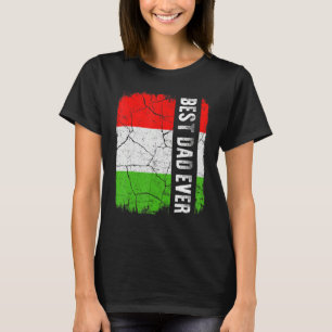 Best Hungarian Dad Ever Hungary Flag Father's Day T-Shirt