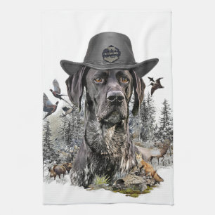 Best Hunting Dogs (GSP) Kitchen Towel