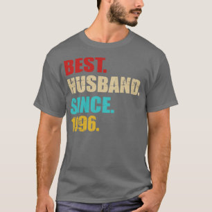 Best hus since 1996 silver wedding anniversary T-Shirt