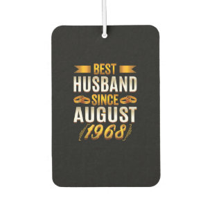 Best Husband 1968 Meaningful 52nd Anniversary Air Freshener