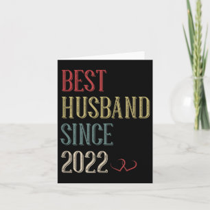 Best Husband 2022 3 Year 3rd Wedding Anniversary F Card