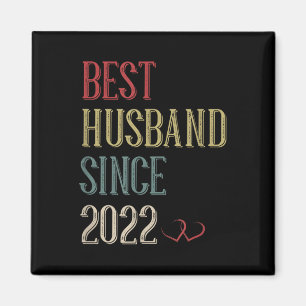 Best Husband 2022 3 Year 3rd Wedding Anniversary F Magnet