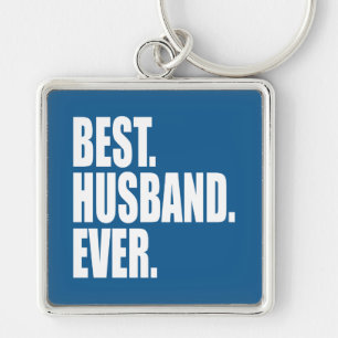 Best. Husband. Ever. (blue) Keychain