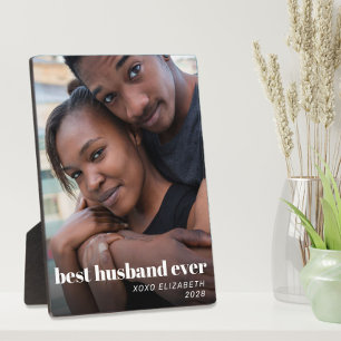 Best Husband Ever Personalized Photo Plaque
