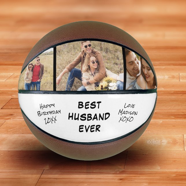 Best Husband Ever Photo Personalized Basketball (Creator Uploaded)