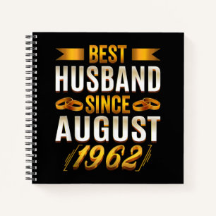 Best Husband Funny 58th Anniversary Notebook