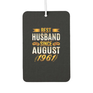 Best Husband Funny 59th Anniversary Parents Air Freshener