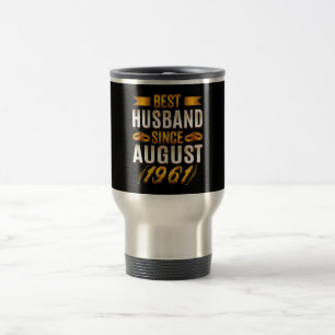 Best Husband Funny 59th Anniversary Parents Travel Mug