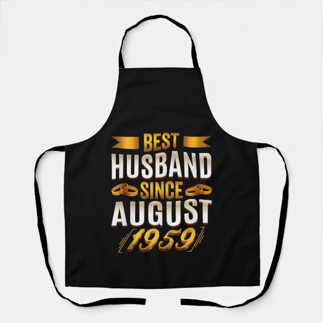 Best Husband Funny Anniversary Parents Apron (Front)