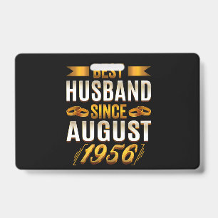 Best Husband Funny Anniversary Wife Badge