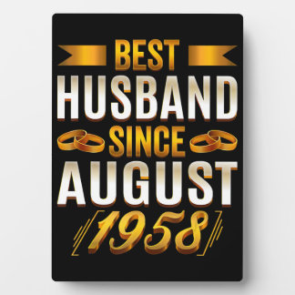Best Husband FunnyAnniversary Mom Dad Plaque
