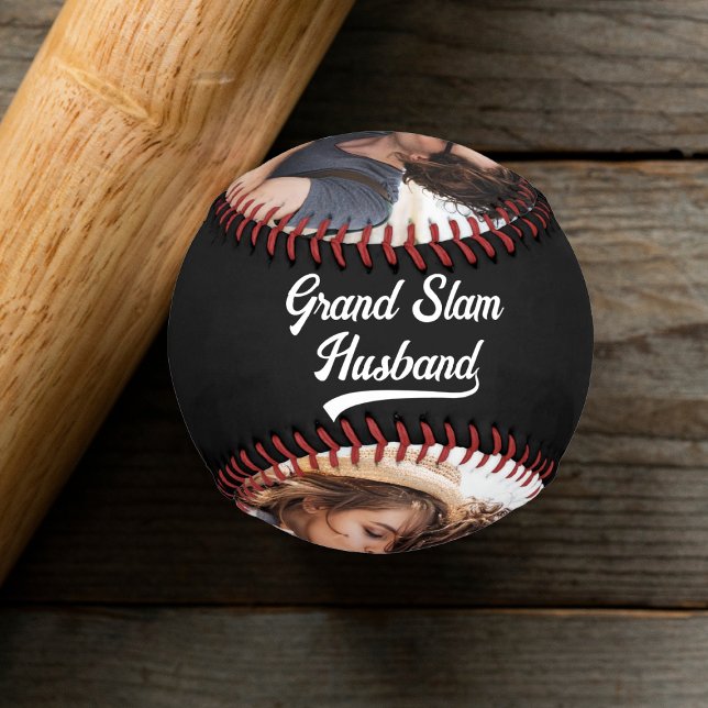 Best Husband Photo Black Baseball (Creator Uploaded)