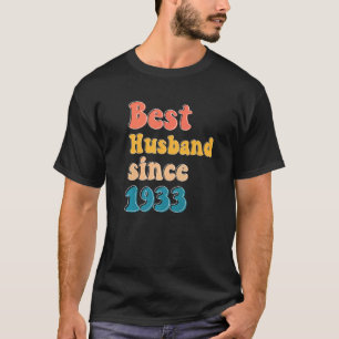 Best husband since 1933 wedding anniversary women  T-Shirt