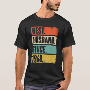 Best Husband Since 1968 54 Year Wedding Anniversar T-Shirt