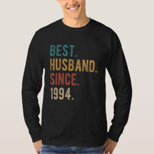 Best Husband Since 1994 28th Wedding Aniversary F T-Shirt