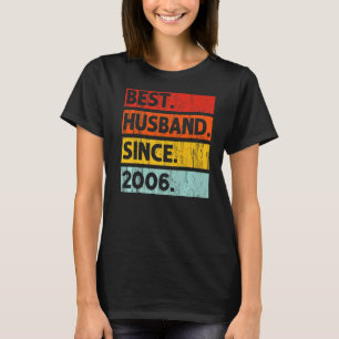 Best Husband Since 2006 16 Years 16th Wedding Anni T-Shirt