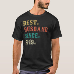 Best Husband Since 2019 3rd Wedding Anniversary 3  T-Shirt