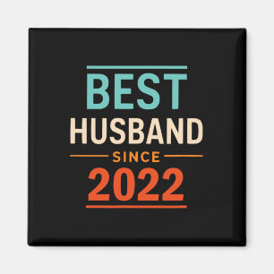 Best Husband Since 2022 2th Wedding Anniversary 2  Magnet