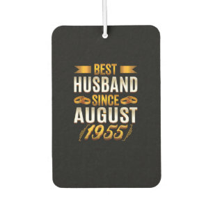 Best Husband Since August 1955 Funny Annivesary Air Freshener