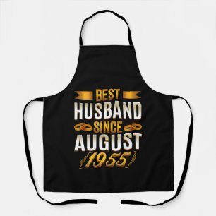 Best Husband Since August 1955 Funny Annivesary Apron