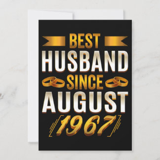 Best Husband Since August 1967 Funny Anniversary