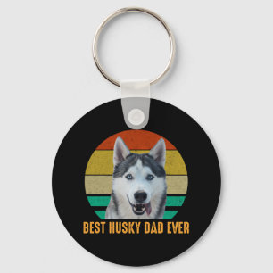 Best Husky Dad Ever Keychain