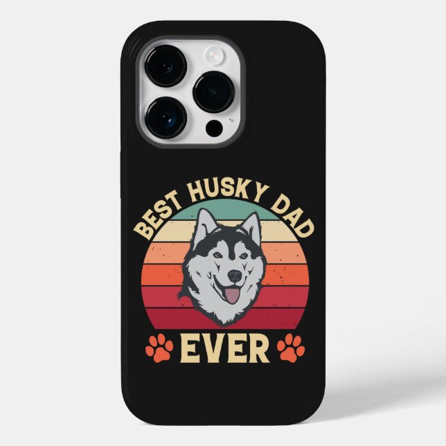 Best husky dad ever Ultimate Love Bond dog daddy Case-Mate iPhone Case (Back)