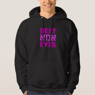 Best Imma Ever Best Mom Ever in Hebrew   Hoodie