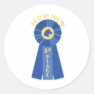 Best In Show Classic Round Sticker