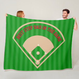 Best in the Game Baseball Field Gift Fleece Blanket