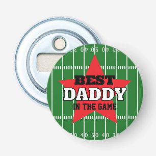 Best in the Game Football Field Personalized Gift Bottle Opener