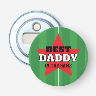 Best in the Game Soccer Field Personalized Gift Bottle Opener